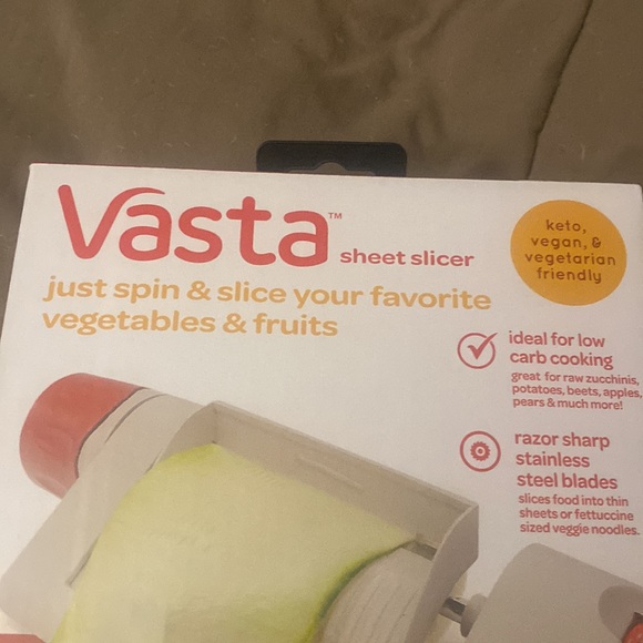 New in box, Vasta sheet slicer for veggies and fruits! Great Xmas gift! - Picture 2 of 6